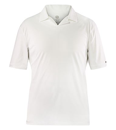 MEN Kurzarm-Poloshirt 'white'