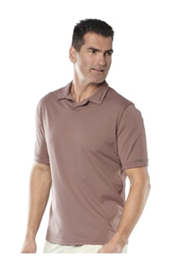 MEN Kurzarm-Poloshirt 'capuccino'
