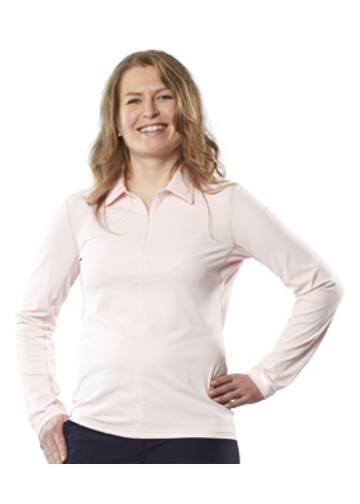 WOMEN Poloshirt long-sleeved "bambuu"