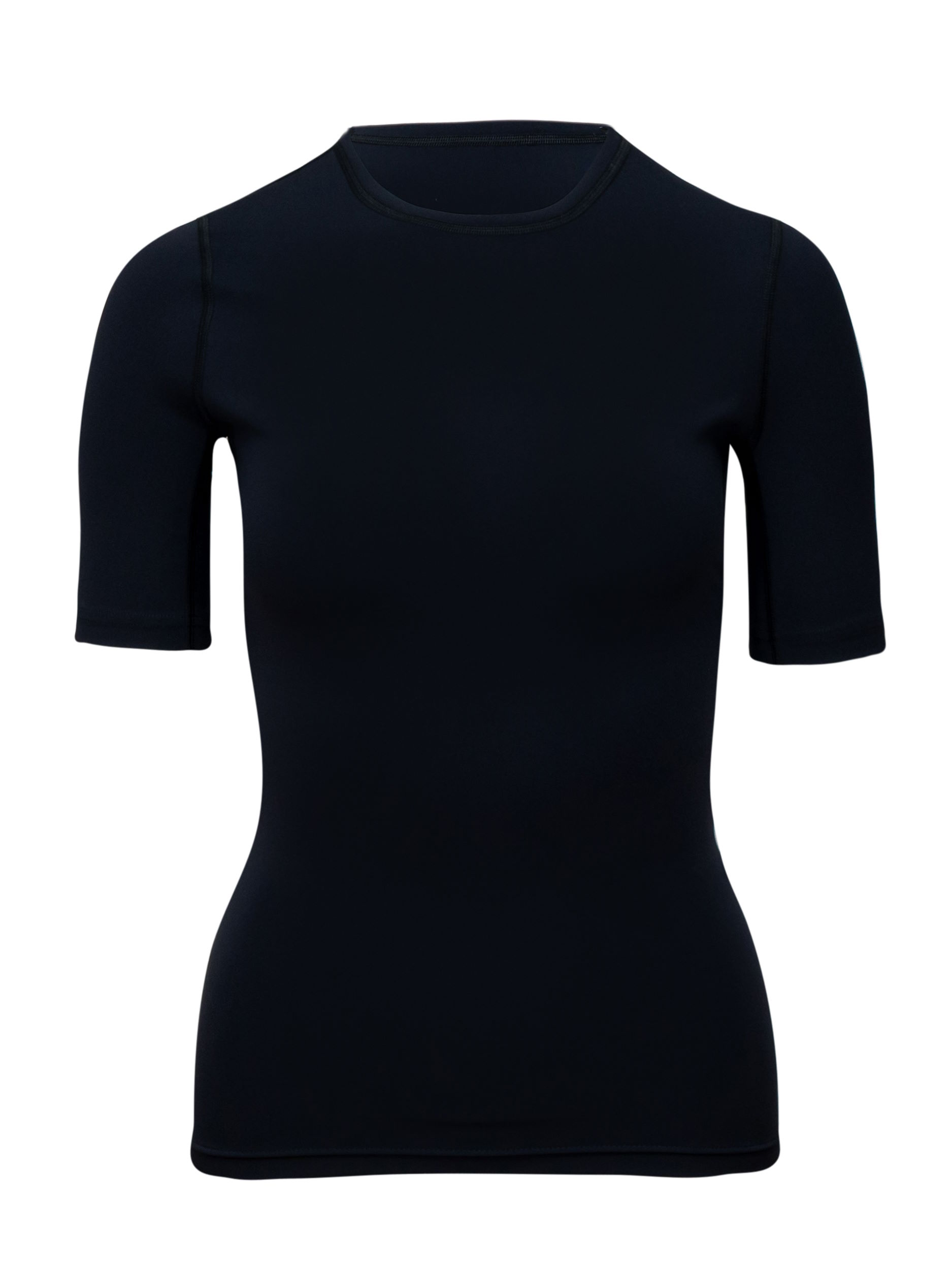 WOMEN Kurzarmshirt 'avaro black'