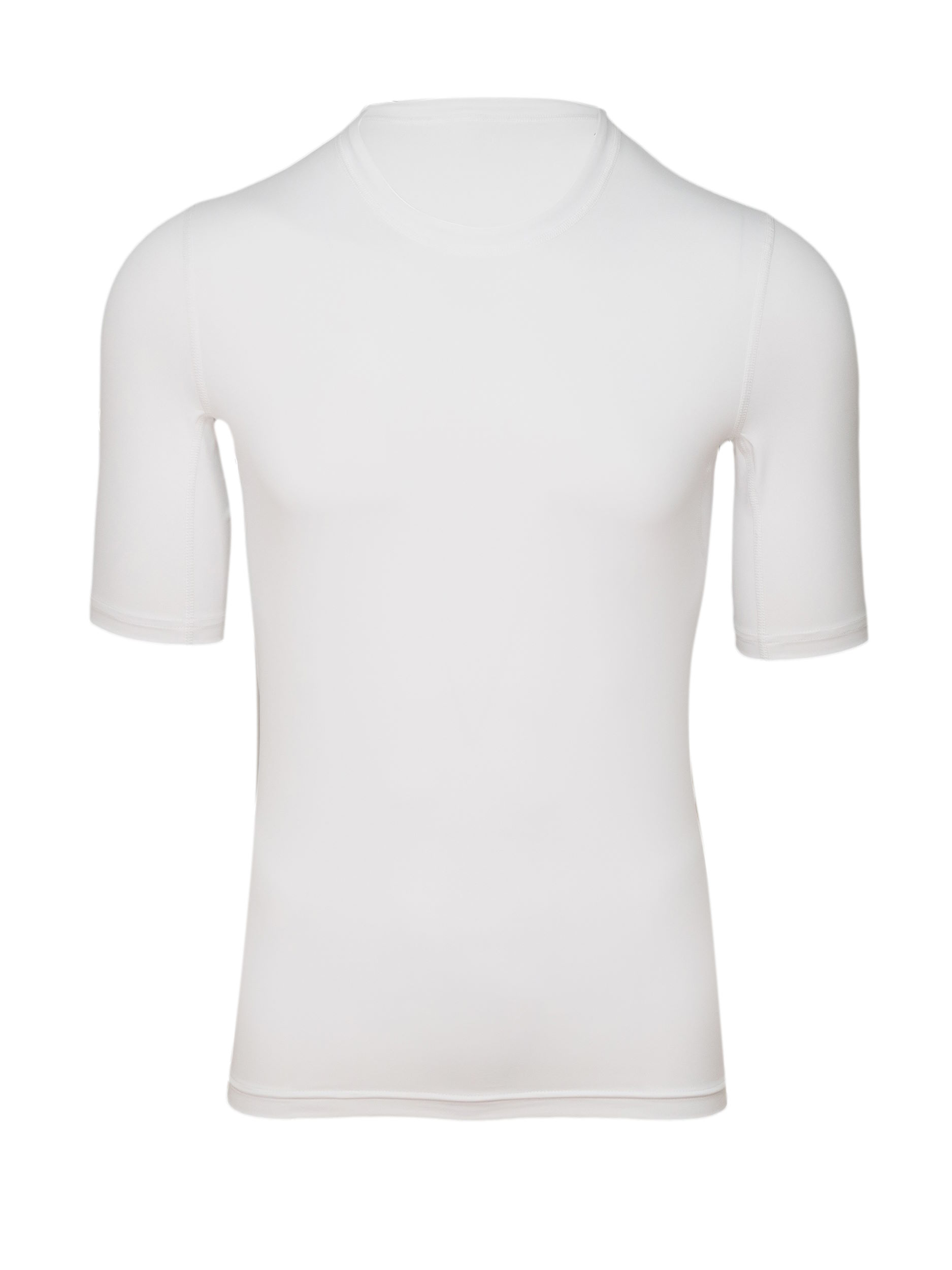 MEN Kurzarmshirt 'avaro white'