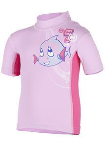 BABZ Kurzarmshirt 'hey snups cameo rose'