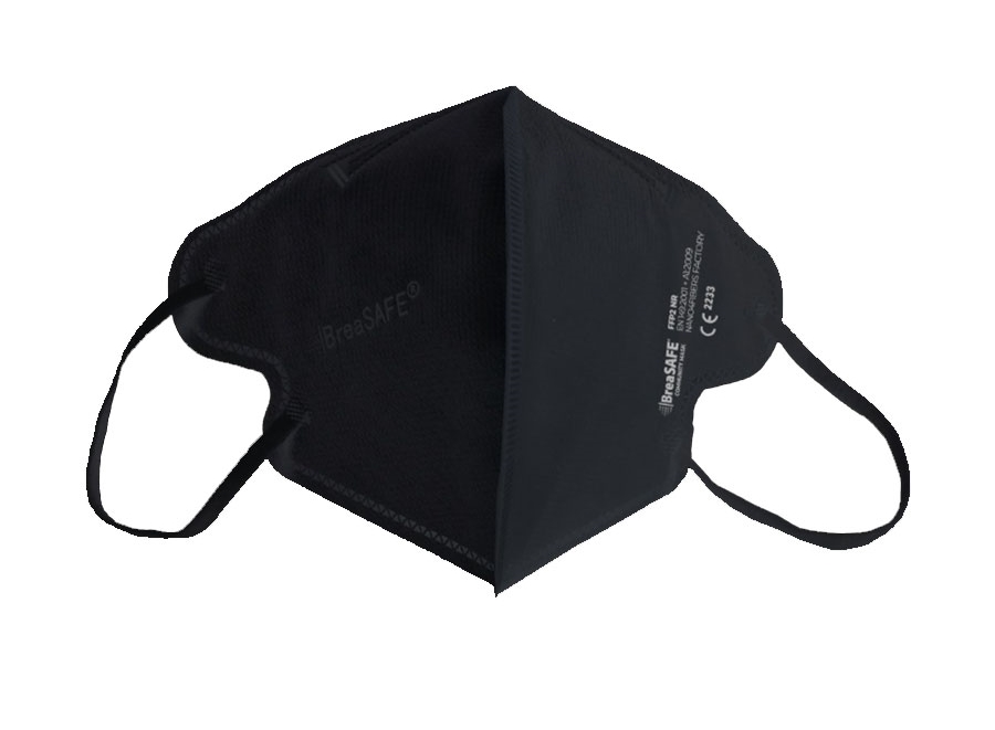 BreaSAFE® Community FFP2 Maske schwarz (3 Stück)